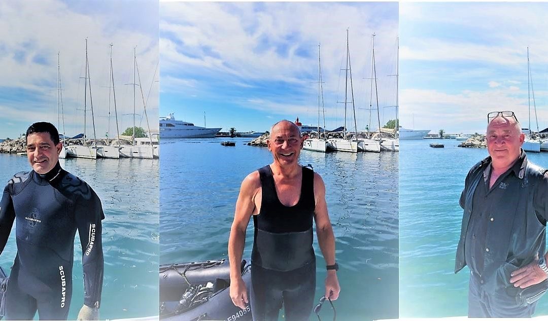Guided tour in the sea bed of the Port Camille with Jean-Claude